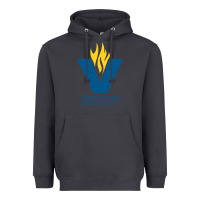 Smoke Vincennes University Heavyweight Hoodie - linhVisuals