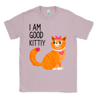 Lilac I Am Good Kittiy Classic Tee - Bettercallsaul