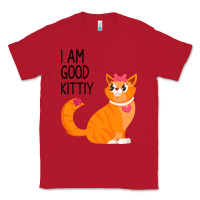 Red I Am Good Kittiy Classic Tee - Bettercallsaul