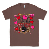 Chestnut valentine's german shepherd Classic Tee - RanaPortraitStore