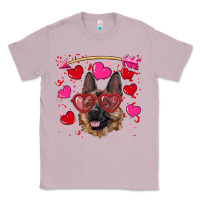 Lilac valentine's german shepherd Classic Tee - RanaPortraitStore