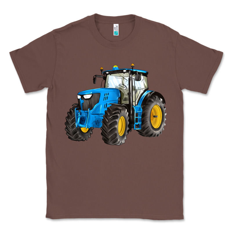 Western Farm Tractor Blue Classic Tee by Artiststas | Teevron