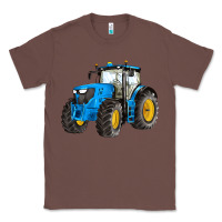 Chestnut western farm tractor blue Classic Tee - Artiststas