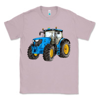Lilac western farm tractor blue Classic Tee - Artiststas