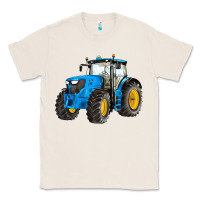 Natural western farm tractor blue Classic Tee - Artiststas