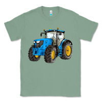 Sage western farm tractor blue Classic Tee - Artiststas
