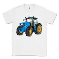 White western farm tractor blue Classic Tee - Artiststas