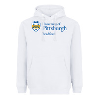 White University Of Pittsburgh At Bradford New Heavyweight Hoodie - linhVisuals