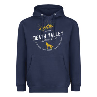 Navy death valley national park hiker hiking nevada cool Heavyweight Hoodie - linhVisuals