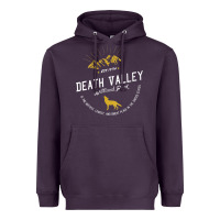Plum death valley national park hiker hiking nevada cool Heavyweight Hoodie - linhVisuals