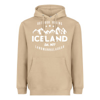 Mushroom iceland hiking landmannalaugar est 1477 Heavyweight Hoodie - linhVisuals