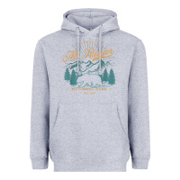 Heather Grey mount rainier national park washington usa vacation hiking Heavyweight Hoodie - linhVisuals