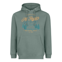 Sage mount rainier national park washington usa vacation hiking Heavyweight Hoodie - linhVisuals