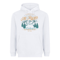 White mount rainier national park washington usa vacation hiking Heavyweight Hoodie - linhVisuals