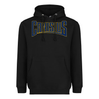 Black Canisius Athletics Wordmark Heavyweight Hoodie - linhVisuals
