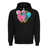Black hearts Zipper Hoodie - AdoDesignShop