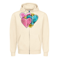 Sandshell hearts Zipper Hoodie - AdoDesignShop