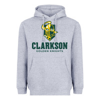 Heather Grey Clarkson Golden Knights Heavyweight Hoodie - linhVisuals