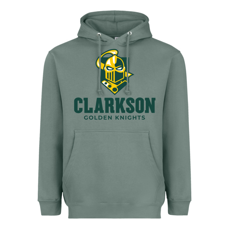 Clarkson Golden Knights Heavyweight Hoodie by linhVisuals | Teevron