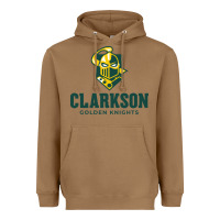 Toasted Coconut Clarkson Golden Knights Heavyweight Hoodie - linhVisuals