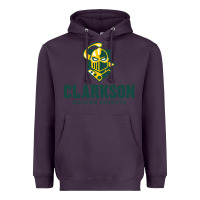 Plum Clarkson Golden Knights Heavyweight Hoodie - linhVisuals