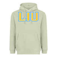 Matcha Liu Gold Wordmark Heavyweight Hoodie - linhVisuals