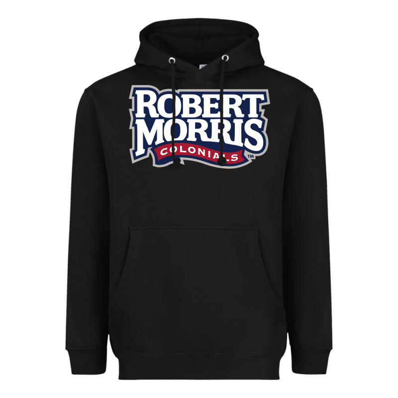 Robert Morris Colonials Wordmark Heavyweight Hoodie by linhVisuals | Teevron