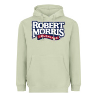 Matcha Robert Morris Colonials Wordmark Heavyweight Hoodie - linhVisuals