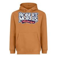 Meerkat Robert Morris Colonials Wordmark Heavyweight Hoodie - linhVisuals
