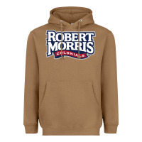Toasted Coconut Robert Morris Colonials Wordmark Heavyweight Hoodie - linhVisuals