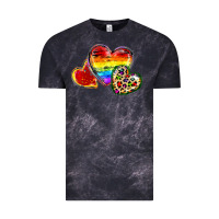 Cloud Black Pride hearts Vintage Tee - FaDigitalArtStudio