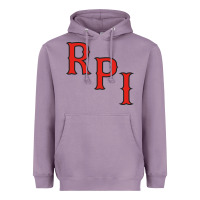 Lavender Rpi Engineers Hockey Heavyweight Hoodie - linhVisuals