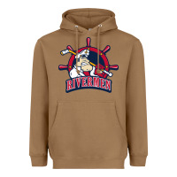 Toasted Coconut peoria rivermen Heavyweight Hoodie - linhVisuals