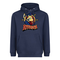 Navy peoria rivermen Heavyweight Hoodie - linhVisuals