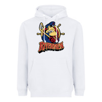 White peoria rivermen Heavyweight Hoodie - linhVisuals