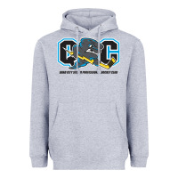 Heather Grey quad city storm Heavyweight Hoodie - linhVisuals