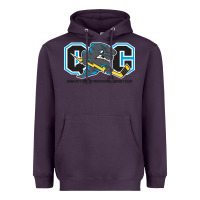 Plum quad city storm Heavyweight Hoodie - linhVisuals