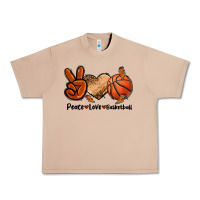 Burro Peace Love Basketball Urban Heavy Tee - FaDigitalArtStudio