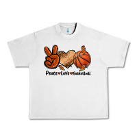 Lunar Rock Peace Love Basketball Urban Heavy Tee - FaDigitalArtStudio