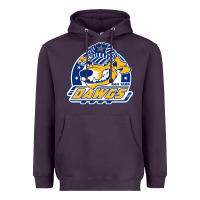 Plum roanoke rail yard dawgs Heavyweight Hoodie - linhVisuals