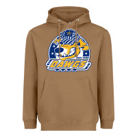 Toasted Coconut roanoke rail yard dawgs Heavyweight Hoodie - linhVisuals