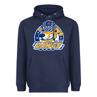 Navy roanoke rail yard dawgs Heavyweight Hoodie - linhVisuals