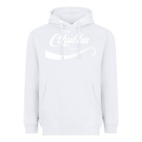 White Obey Cthulhu Heavyweight Hoodie - linhVisuals