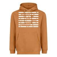 Meerkat Everything is fine trust your government Heavyweight Hoodie - linhVisuals