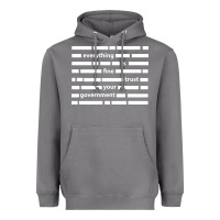 Storm Everything is fine trust your government Heavyweight Hoodie - linhVisuals