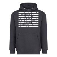 Smoke Everything is fine trust your government Heavyweight Hoodie - linhVisuals