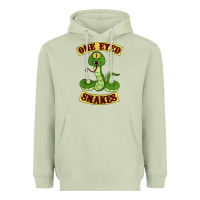 Matcha one eyed snakes Heavyweight Hoodie - linhVisuals
