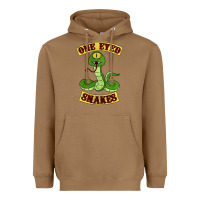 Toasted Coconut one eyed snakes Heavyweight Hoodie - linhVisuals