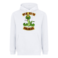 White one eyed snakes Heavyweight Hoodie - linhVisuals