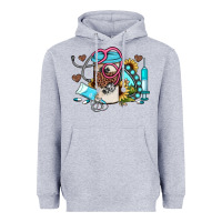 Heather Grey western sunflower gemstone nurse Heavyweight Hoodie - JahusDesignShop